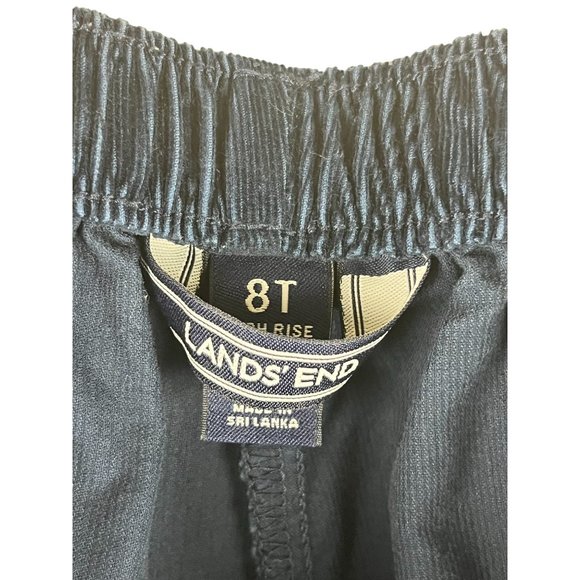 Land's End High Rise Straight Leg Deep Sea Navy Corduroy Pants in Women's Size 8 - Picture 6 of 8
